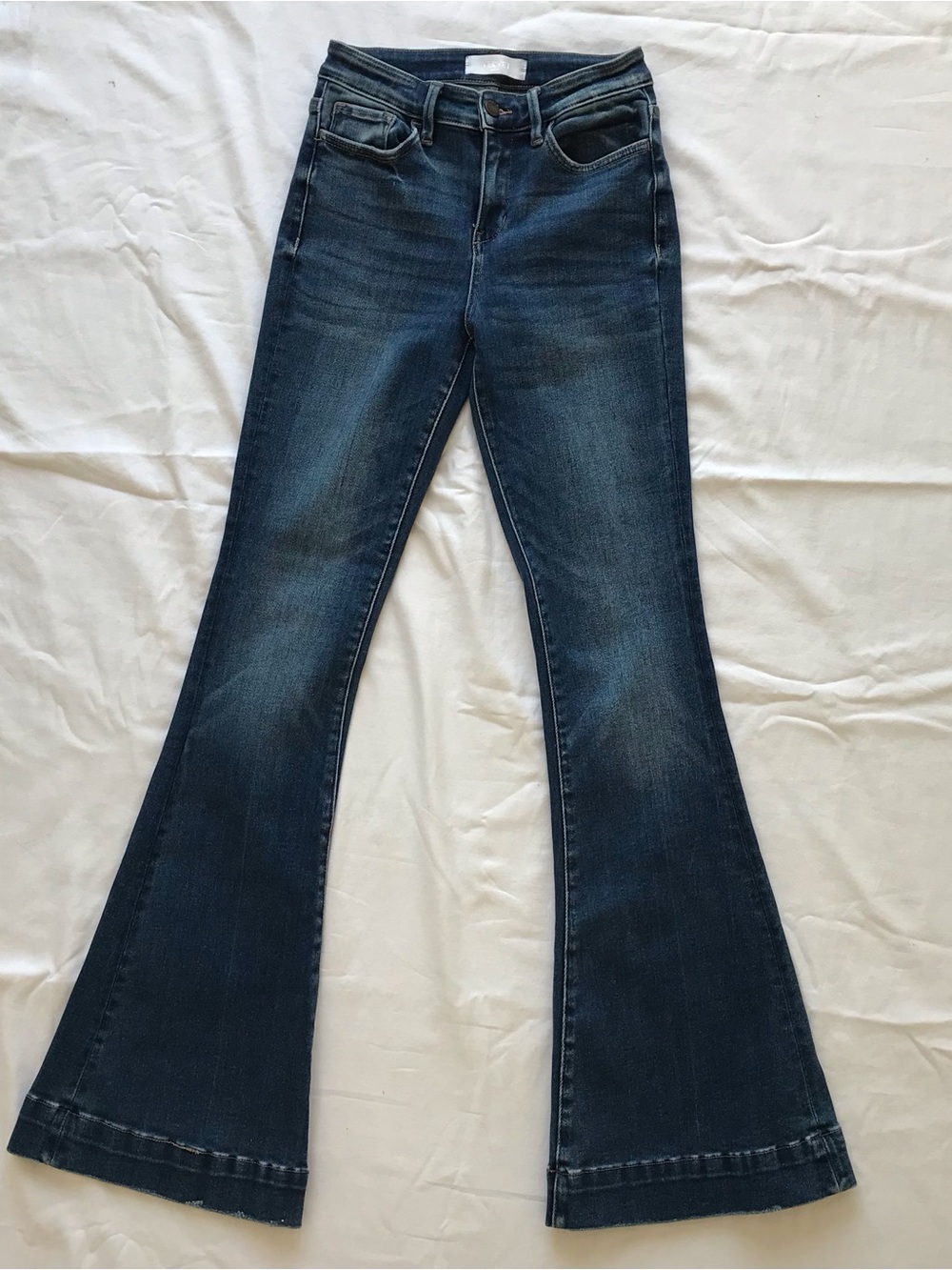 Vervet High Waisted Flare Jeans 25 Y2K Boho Goth Whimsigoth - Picture 3 of 10